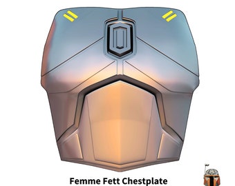 Femme Fett: Custom Huntress Female Chestplate