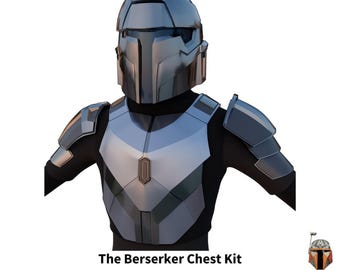 3D Printable Armor Berserker Torso  Kit - Custom Chestplate for Cosplay, LARP & Costume Building