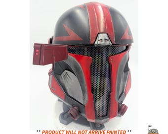 Ace Pilot Helmet 3D Printed Cosplay | Wearable Sci-Fi Armor | Drop-Down Visor | Custom Rangefinder