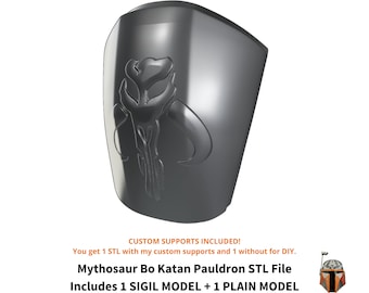 Armadura de hombro de la heredera del mitosaurio imprimible en 3D