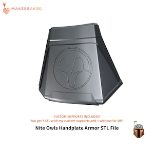 Nite Owls Hand Armor 3D Printable