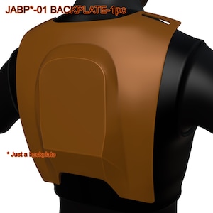 Classic Bounty Hunter Back Armor 3D Printable