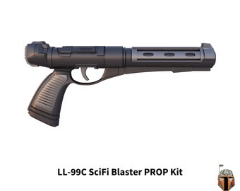 LL-99C Blaster Prop Spring Loaded Trigger 3D Printed KIT