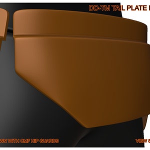 Bounty Hunter Dad Tail Plate Armor 3D printable