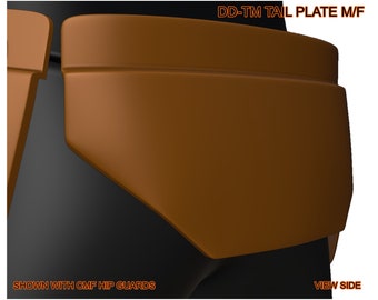 Bounty Hunter Dad Tail Plate Armor 3D printable