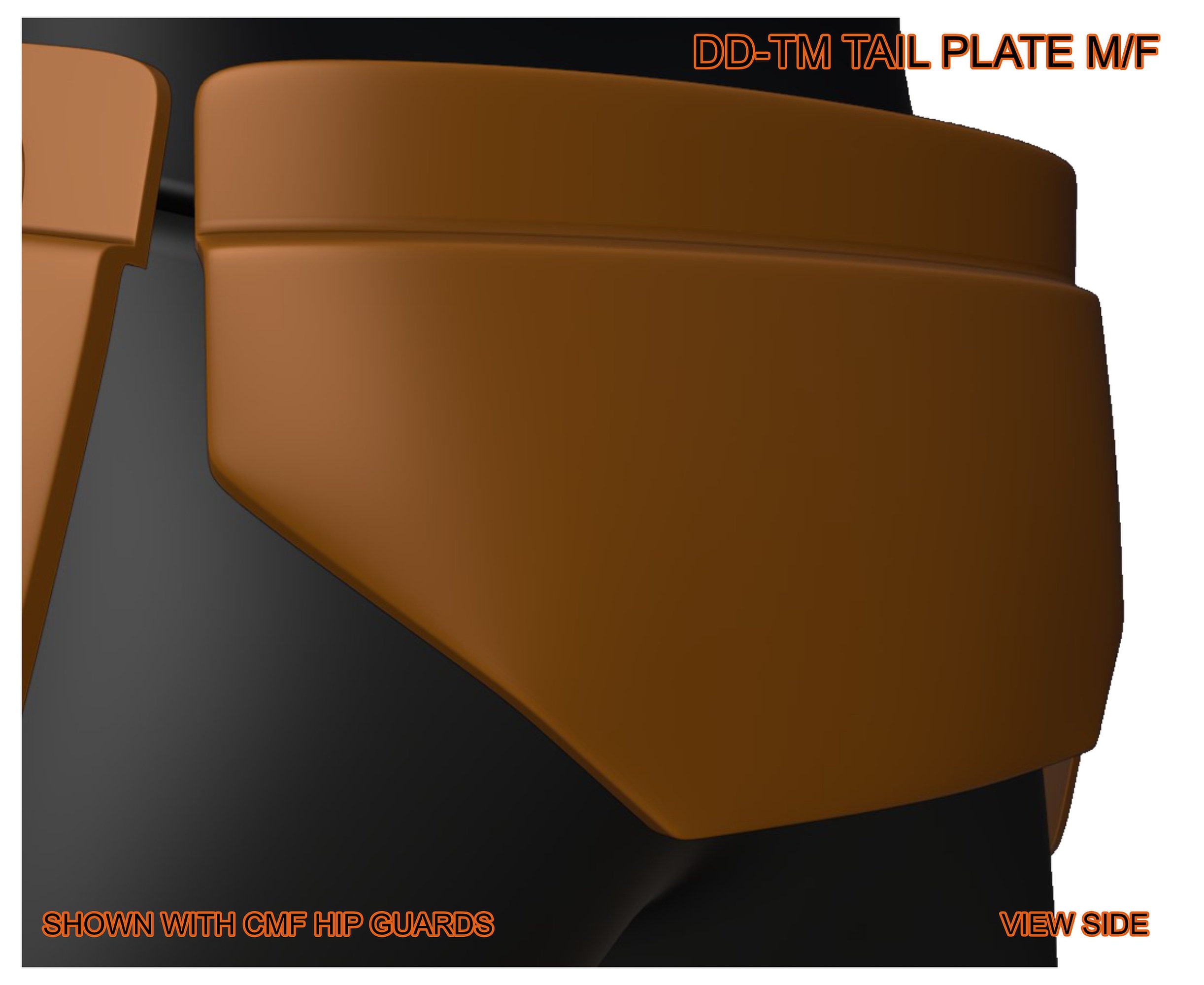 Tail Armor DD 3D STL File Printable Model - Etsy