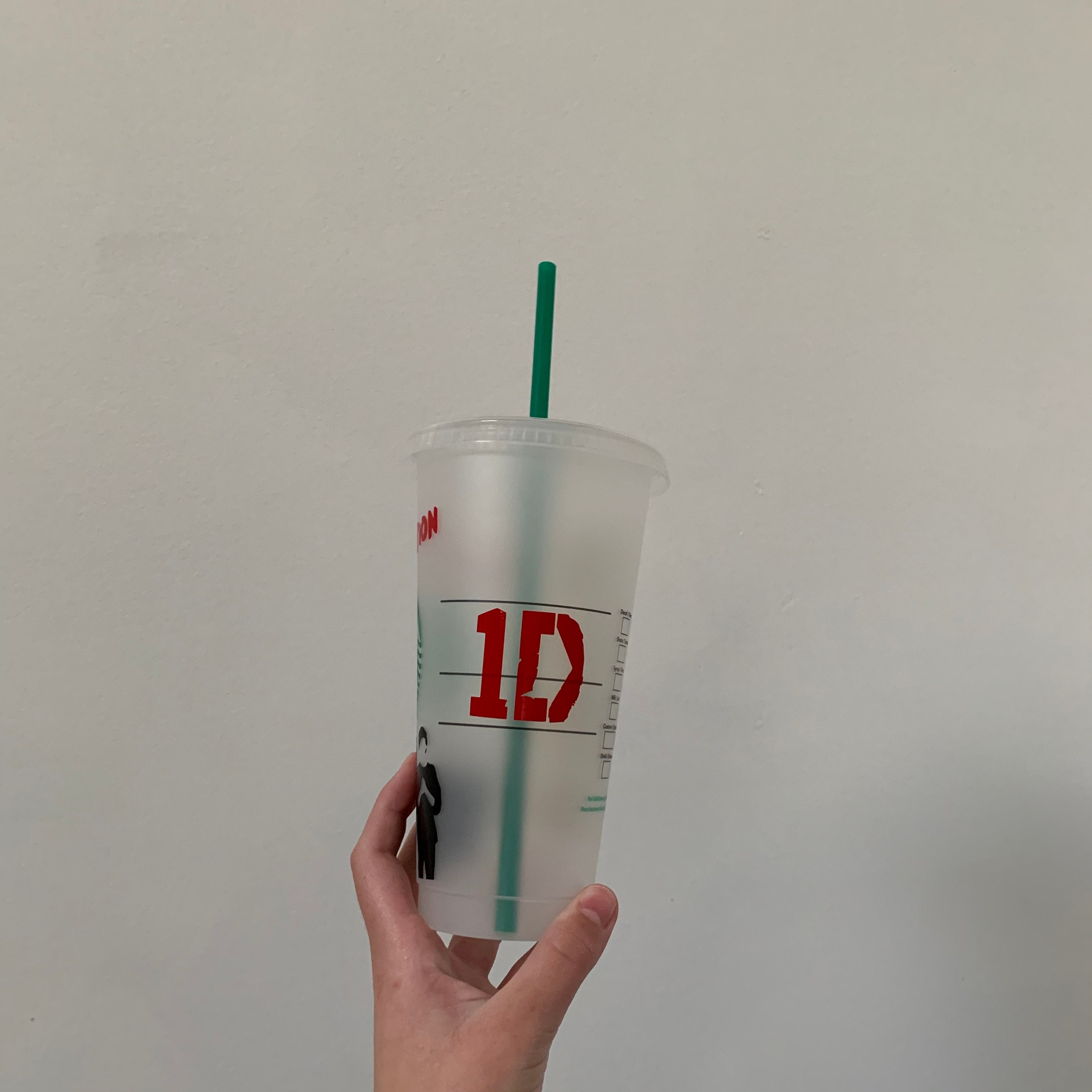 One Direction Starbucks Cold Cup - Etsy