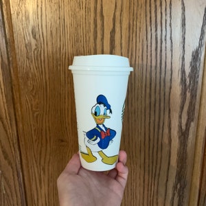 Donald Duck Starbucks Hot Cup