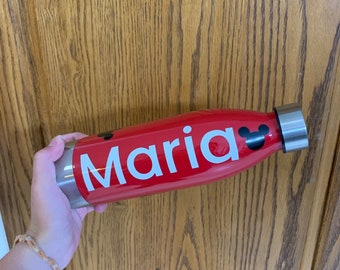 Red Mickey Mouse Water Bottle