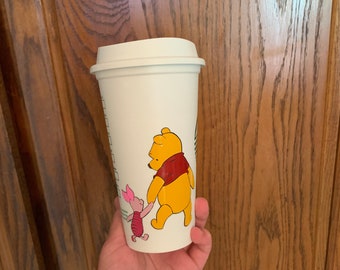 Winnie The Pooh And Piglet Starbucks Hot Cup
