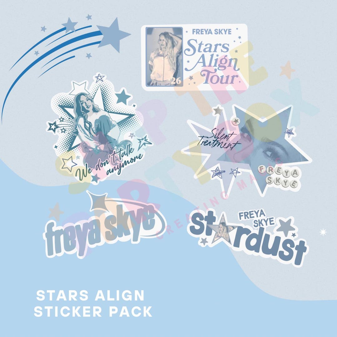 Freya Skye Stars Align Sticker Pack - Etsy