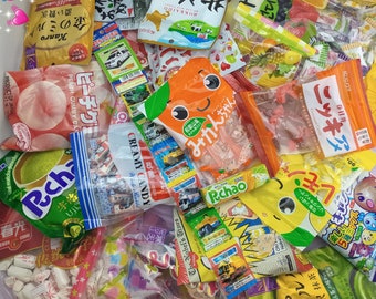 Asia Assortment Varity Japanese Korean Chinese Mystery Candy Set Candy Bag