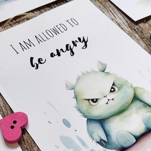 Bestseller Aliento Niños Impulsando la Autoconfianza Descarga Instantánea, Afirmaciones Tarjetas de Afirmación Escolar Positiva Niños