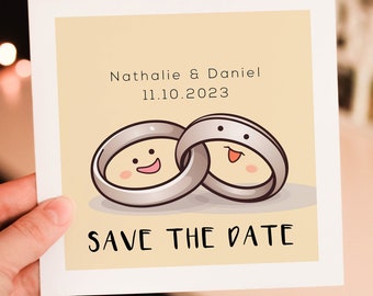 Save the Date Personalized Wedding Card, funny card, wedding card, custom wedding card