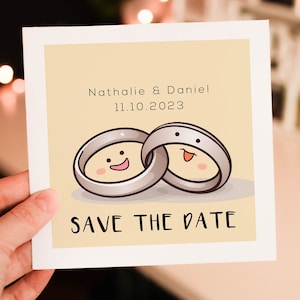Save the Date Personalisierte Hochzeitskarte, lustige Karte, Hochzeitskarte, individuelle Hochzeit Karte