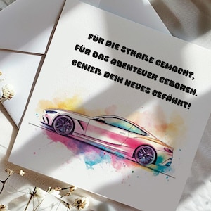 Tarjeta de coches GOOD RIDE para coches nuevos como Mercedes, VW, Toyota, Audi, Porsche, Bentley, Rolls-Royce, Bugatti, Pagani, Maybach
