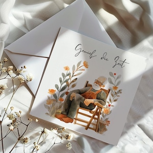 Biglietto personalizzato Collega Goditi il tempo Regalo per cambio di lavoro Collega Regalo di addio Pensione Pensione Biglietto di congratulazioni