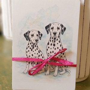 Postkartenset mit 8 Rassen: Dalmatiner, Golden Retriever, Schäferhund, Bulldogge, Dackel, Malteser, Berner Sennenhund und Terrier, Hunde