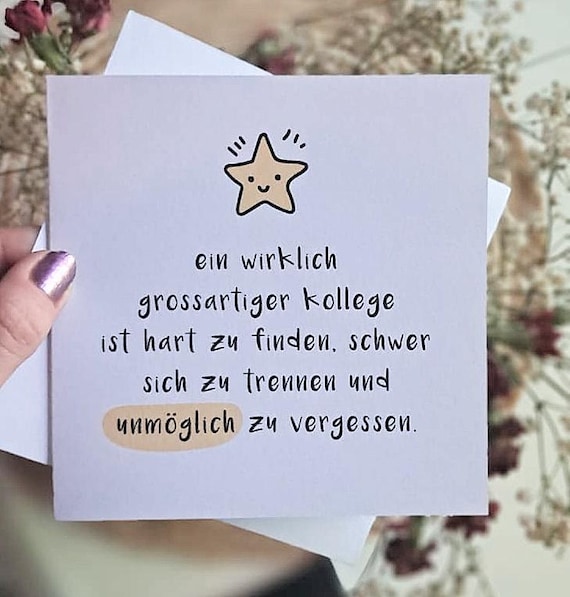 Abschiedskarte Für Kollegen – Humorvolle Grußkarte Von Greeting Cards For Everyone