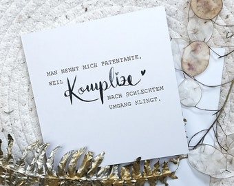 Tarjeta personalizada Me llaman madrina porque cómplice...Regalo de cumpleaños padrino tía bautizo tarjeta regalo navidad diciendo