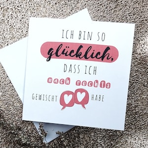 Karte Onlinedating Valentinstag Geschenk Karte Valentinskarte Postkarte Klappkarte Liebe onlinedating Karte mit Spruch