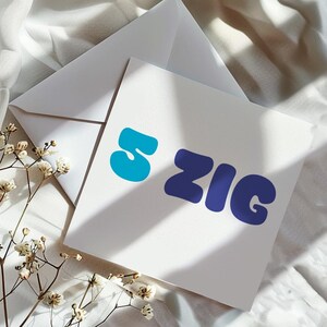 Geburtstagskarte 5zig personalisierbare Karte Freundin Freund Partner 50er Geburtstag Geburtstagskarte runder Geburtstag