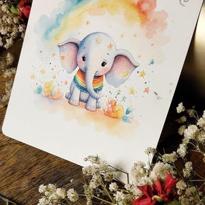 Personalisierte Taufkarte mit Name & Datum – Geschenk zur Geburt | Taufe für Baby, Eltern Paten | Individuelle Glückwunschkarte Neugeboren
