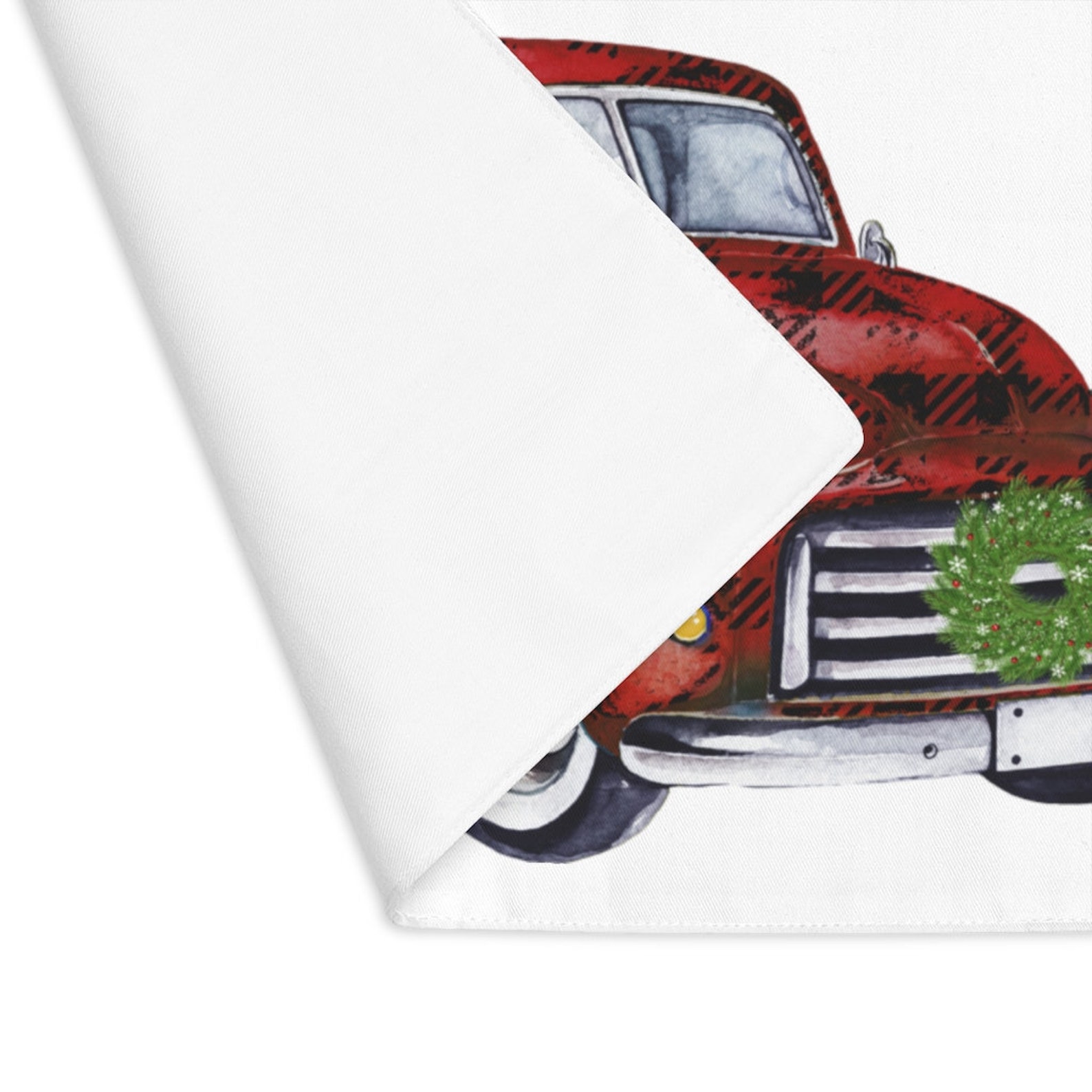 Red Truck Place Mat Etsy