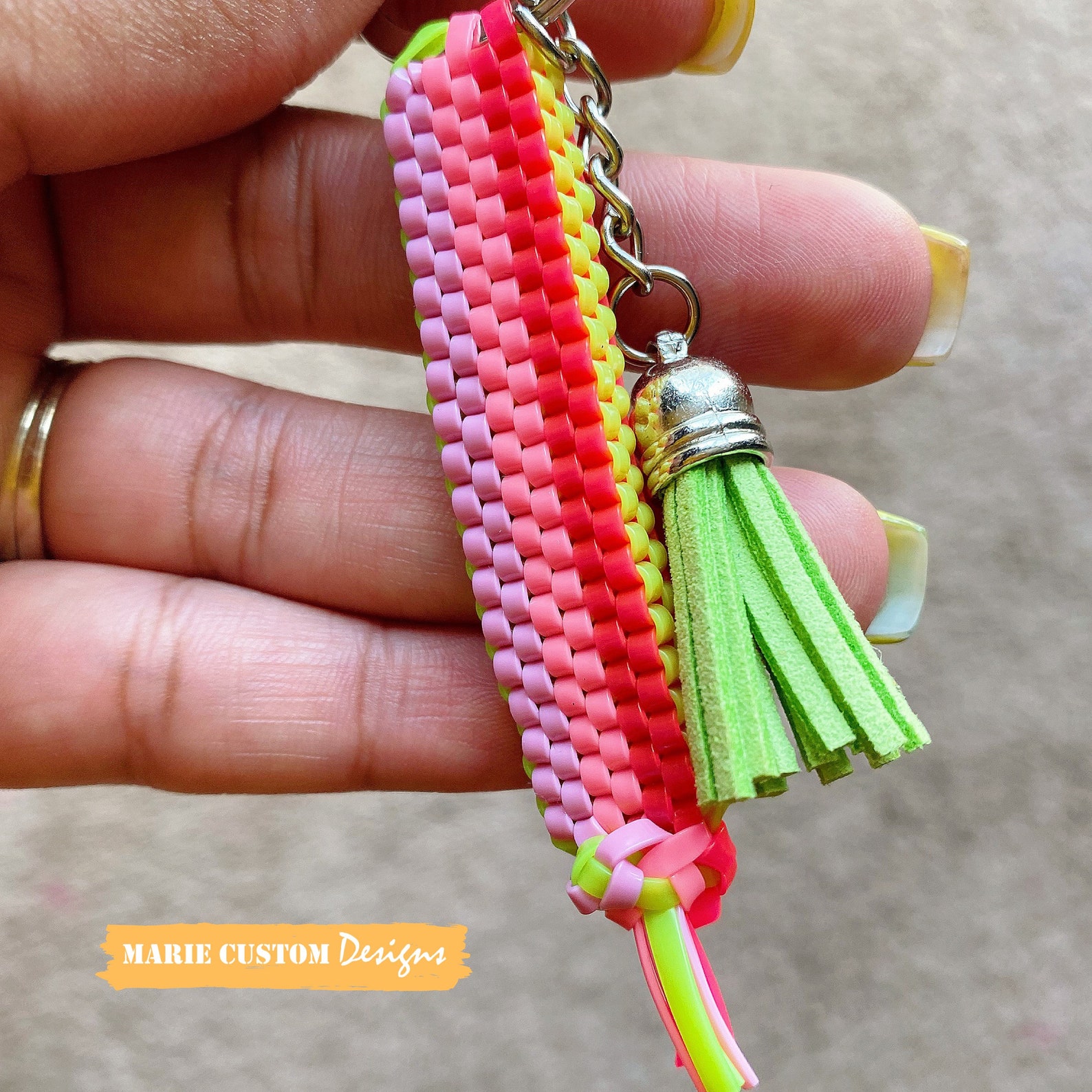 Customized Gimp Keychain/Zipper Pull Etsy