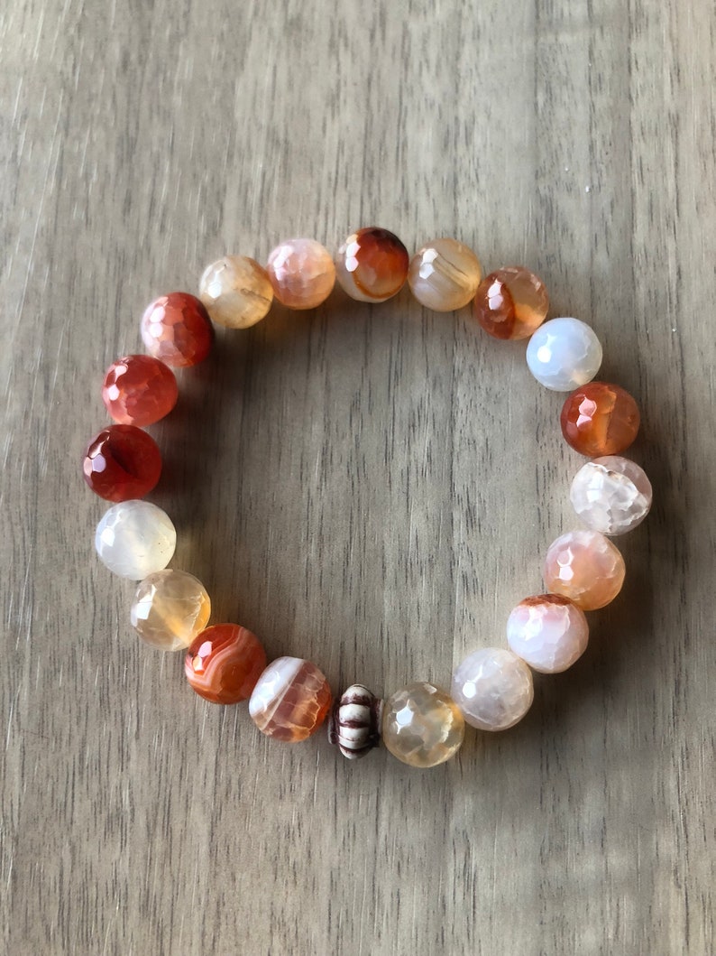 Anxiety Bracelet agate jewelry boho bracelet Natural Stone Gemstone Bracelet Natuursteen Armband Agate Bracelet Meditation Bracelet
