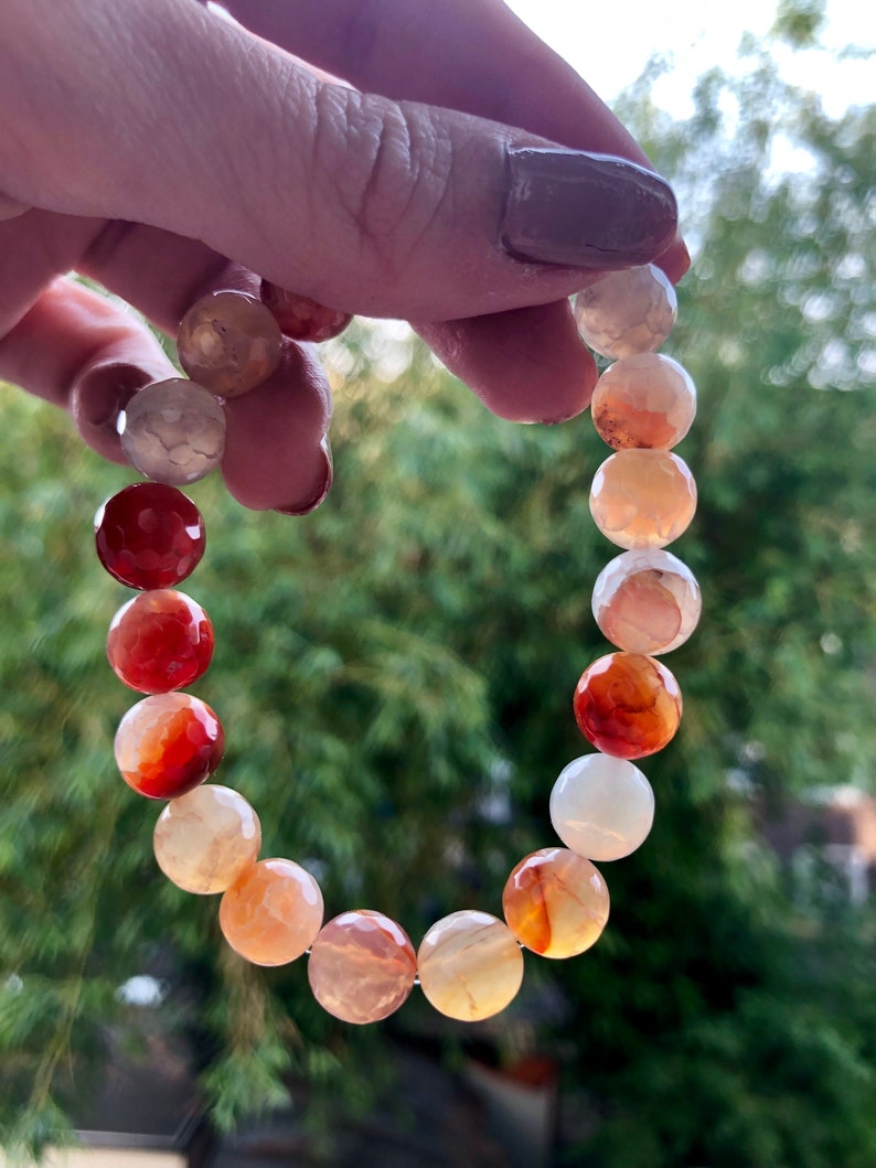 Anxiety Bracelet agate jewelry boho bracelet Natural Stone Gemstone Bracelet Natuursteen Armband Agate Bracelet Meditation Bracelet