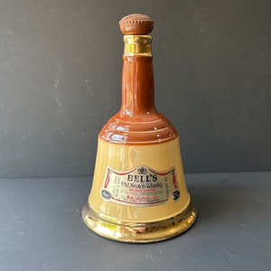 Ceramic Decanter Bells Scotland Bottle