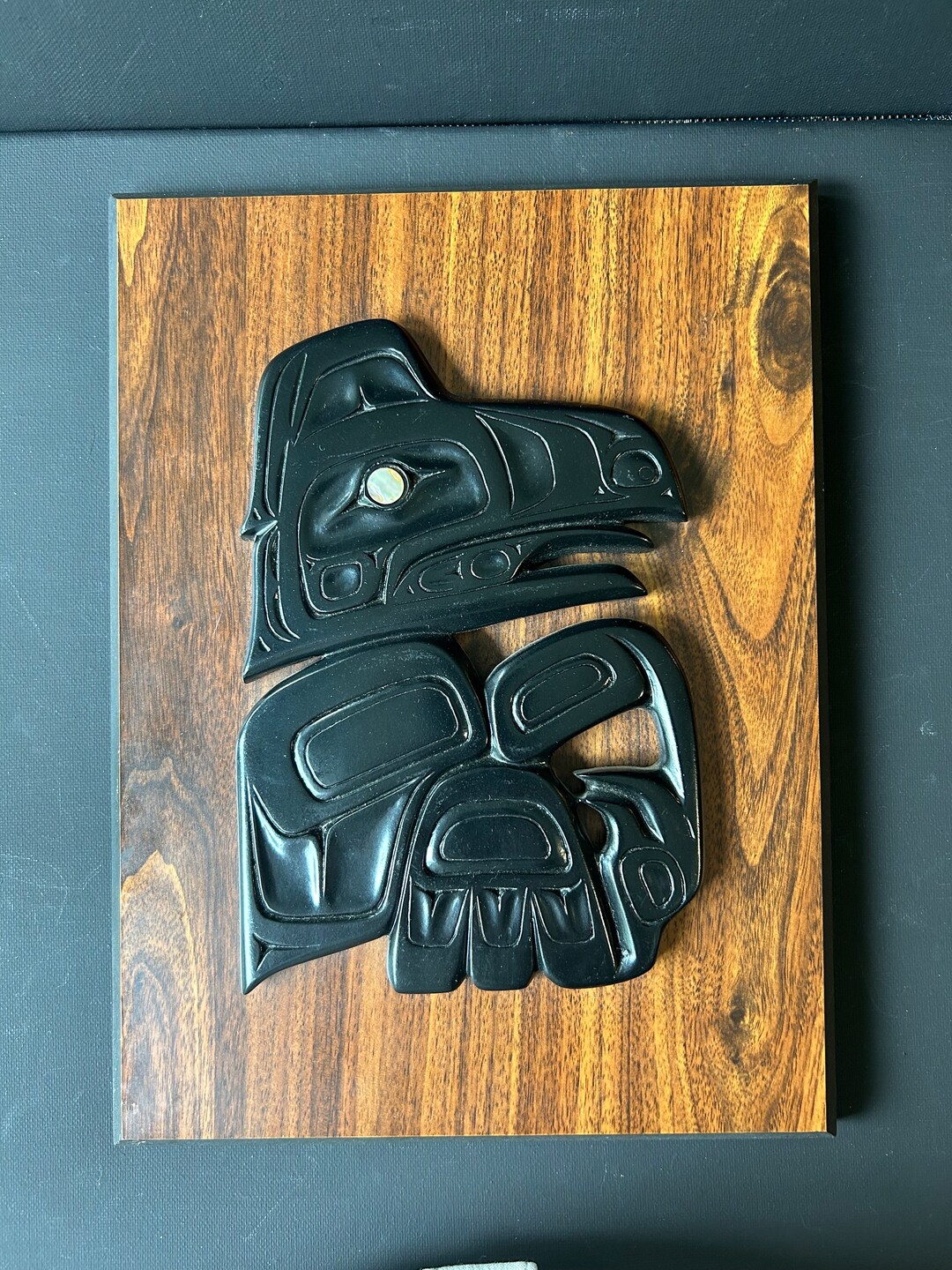 First Nations Wall Plaque Raven Eagle Pearlite - Etsy Canada