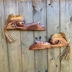Raven Wall Plaques First Nations Signed