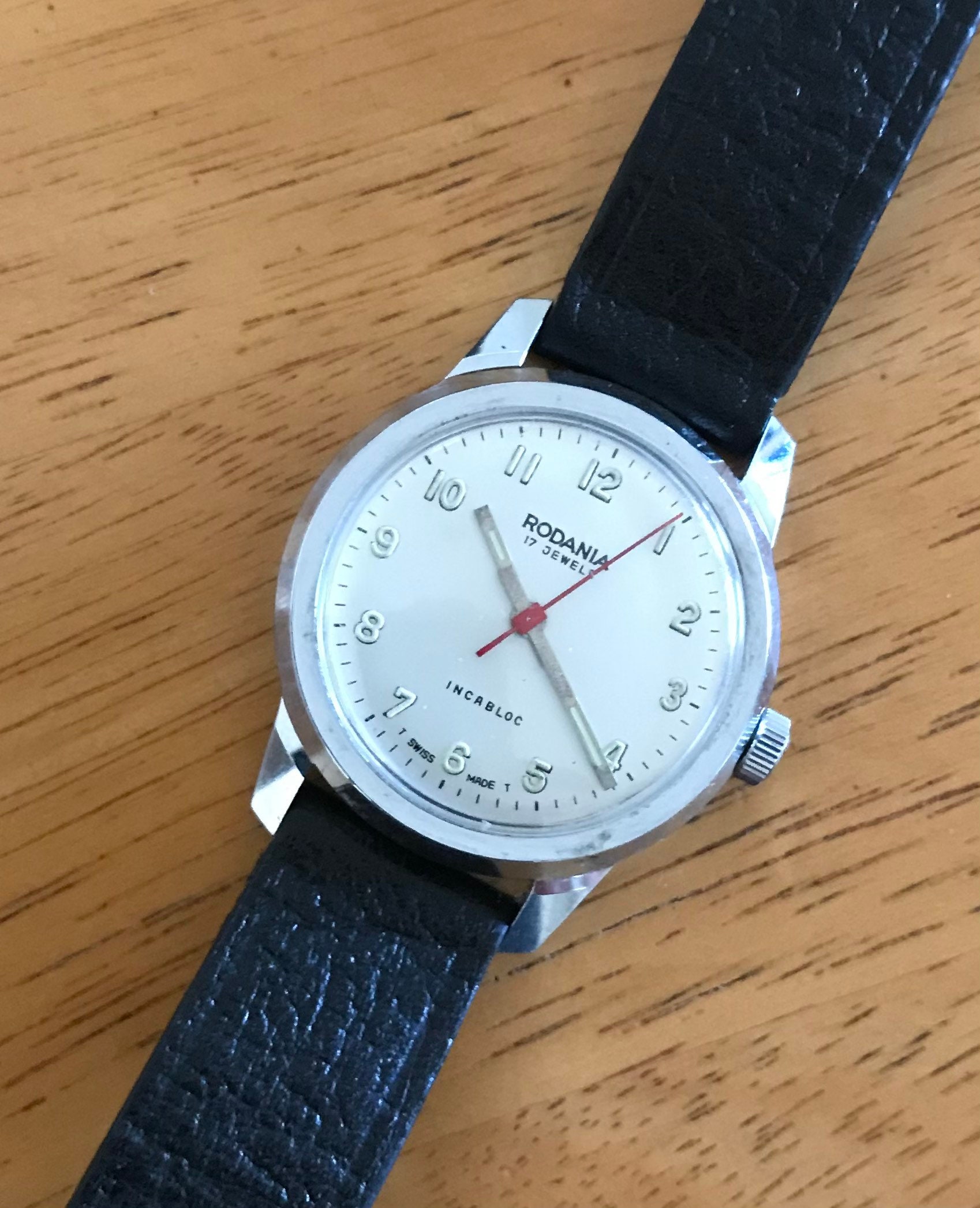 Vintage Rodania 17 Jewel Watch Etsy