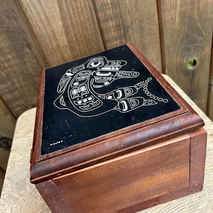 Vintage Box Hand Made First Nations Designs