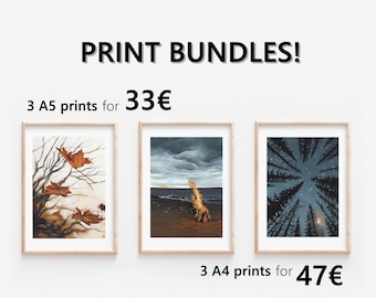 Nature Art Prints: A4 & A5 Landscape Bundle - Artistic Wall Decor Set by Claire Williams- Gallery Quality Wall Decor