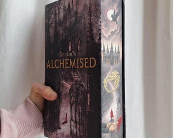 Alchemised Hand-Painted Book Edges: Hardback Fantasy Book Written by SenLinYu