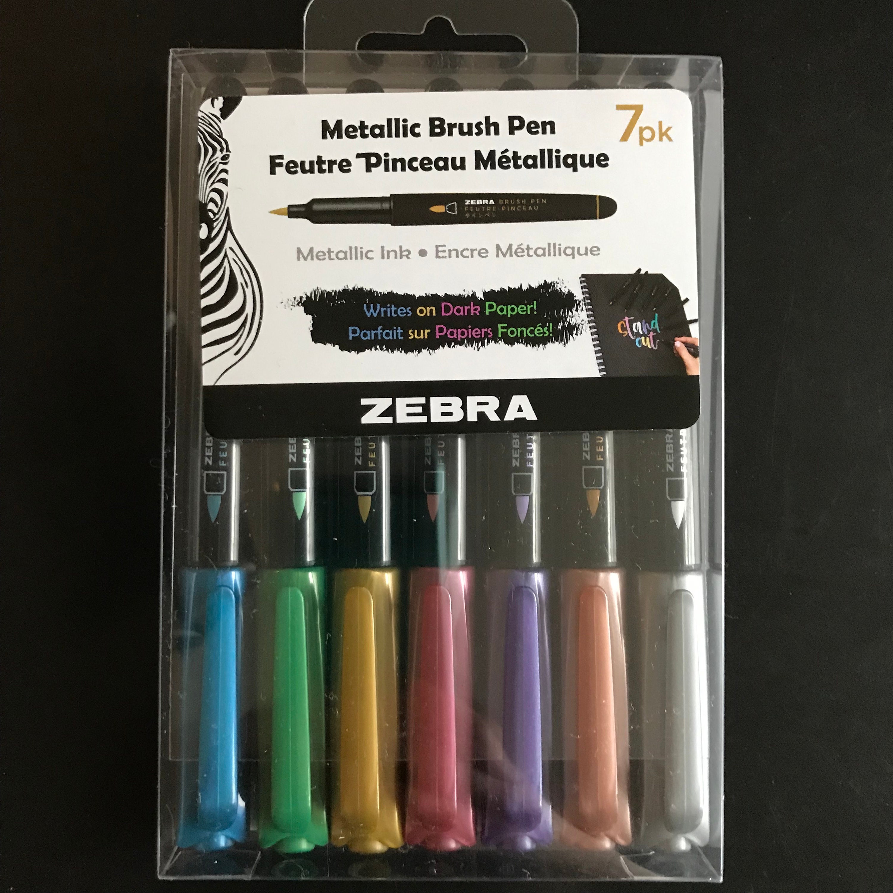 Zebra Color Brush Pen - Gray