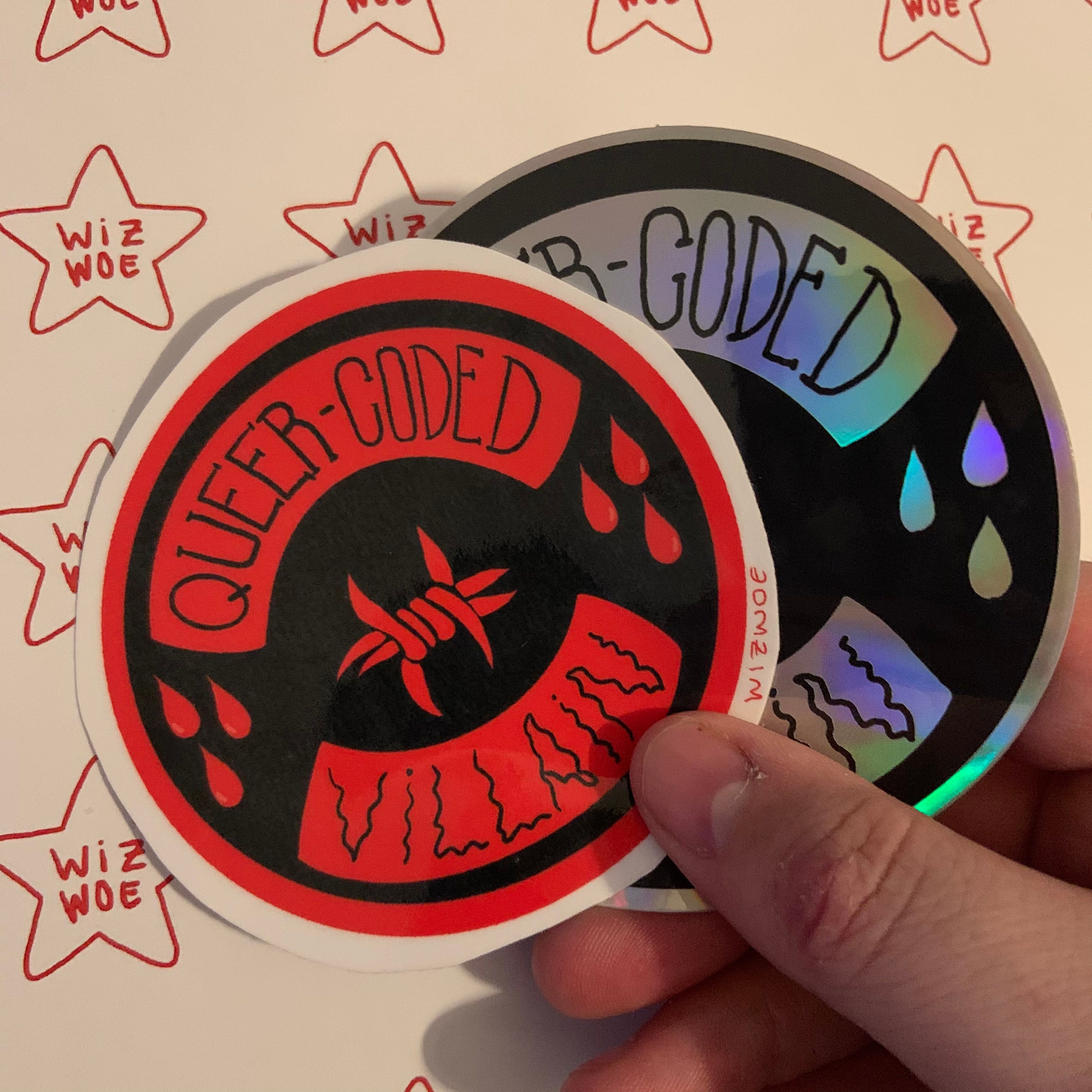 Queer-Coded Villain Sticker