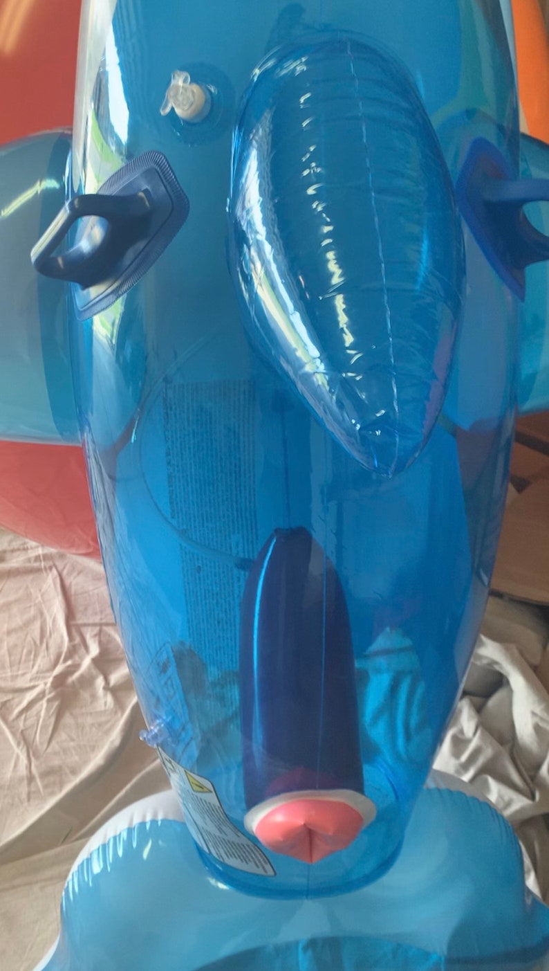 Inflatable Whale With BuiltIn Inflatable Pleasure Tube made Etsy