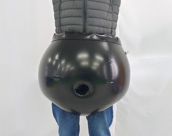 In Stock!- Factory made Black XL 36" Inflatable PVC Plastic Beach Ball Shorts with inside/outside SPH tunnel