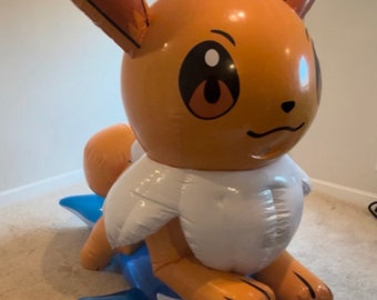 Made to Order- Inflatable PVC Eevee Bondage Suit