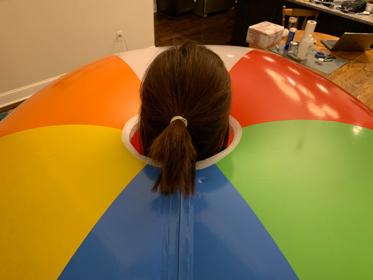 68 week waiting period 6 Foot Inflatable Beach Ball Suit Etsy