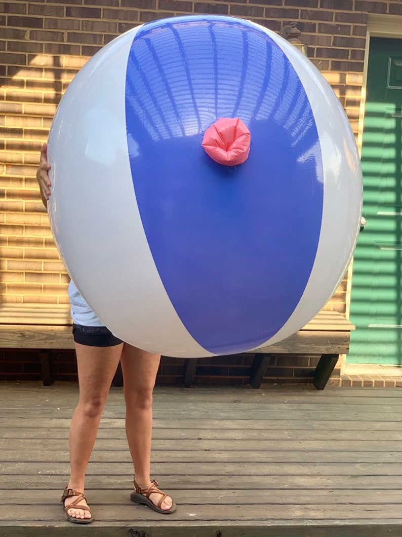Huge Beach Ball With Built-In Inflatable Pleasure Tube made Etsy