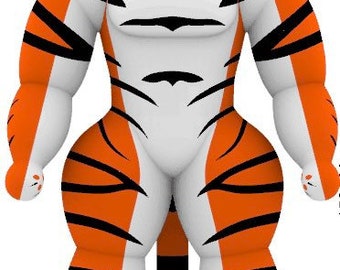 6-8 weeks waiting period! New inflatable buff tiger suit design (made to order)