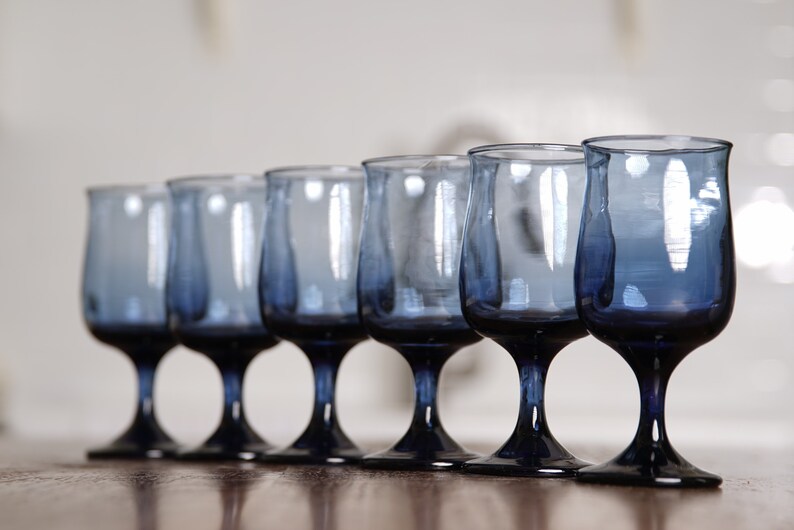 libbey footed glasses