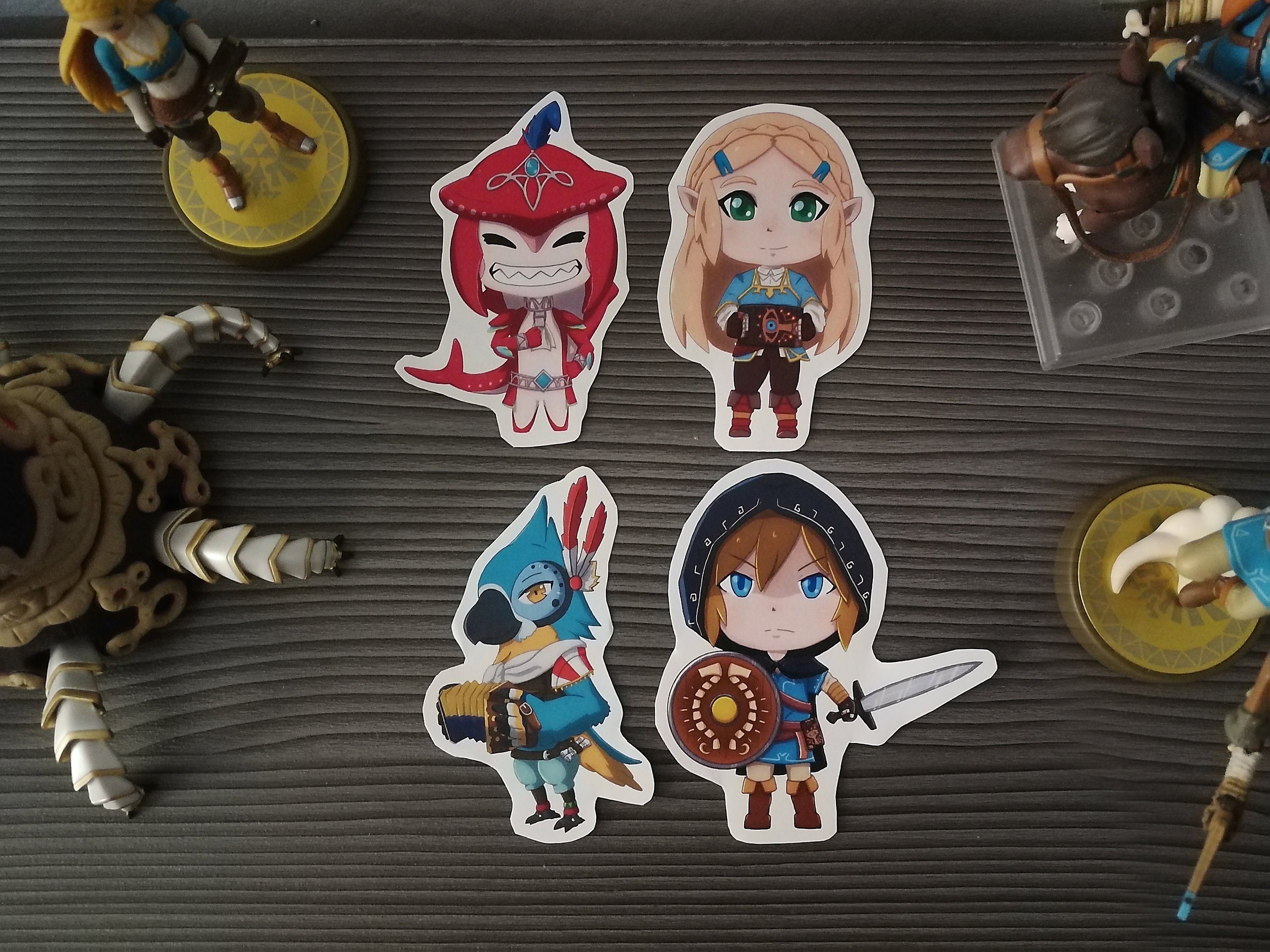 Legend of Zelda Sticker большая глянцевая. Легендарные наклейки