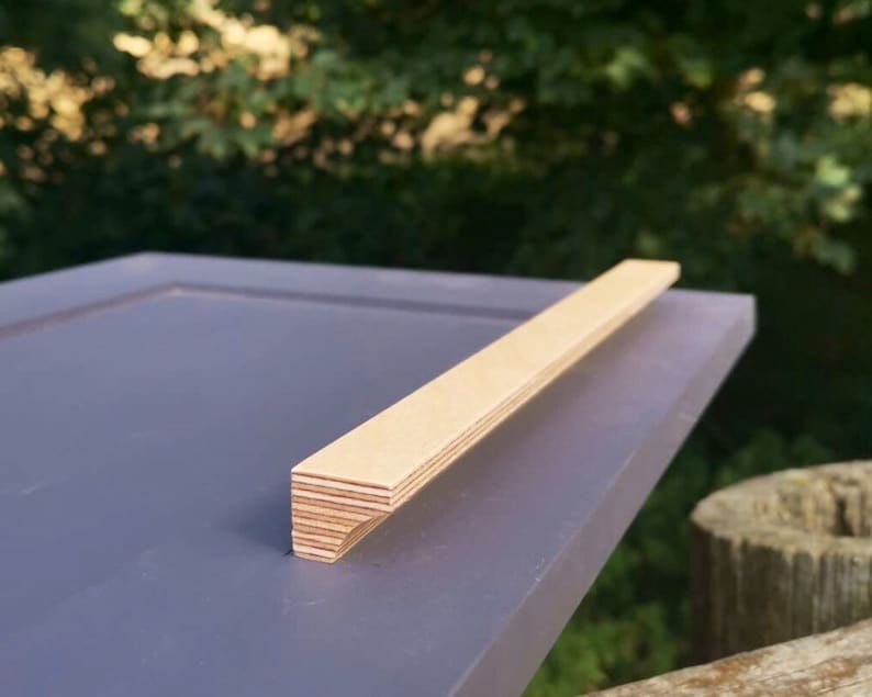 Birch Plywood Handles Kitchen Wardrobe Bathroom Etsy UK