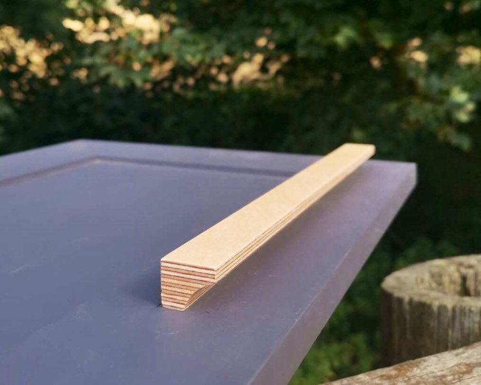 Birch Plywood Handles Kitchen Wardrobe Bathroom Etsy UK